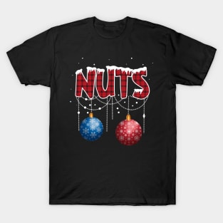 Chest Nuts Christmas Matching Couple Chestnuts T-Shirt